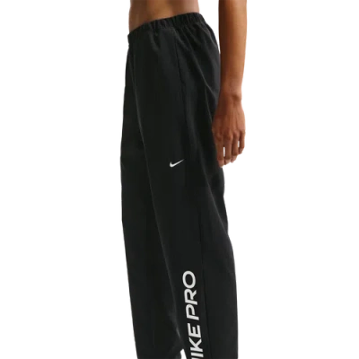 Nike Womens  Pro Drifit 365 Open Hem Woven Pant In Black