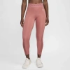 Nike Women's  Pro Mid-rise 7/8 Mesh-paneled Leggings In Canyon Pink/white