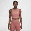 Nike Women's  Pro Mesh Tank Top In Canyon Pink/white