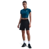 Nike Womens  Sabrina Short Sleeve Crop T-shirt In Blue