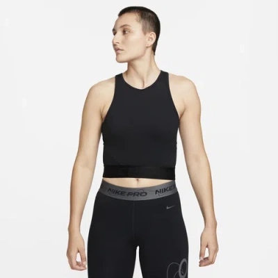 Nike Womens  Shades Drifit Crop Top In Black