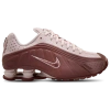 Nike Shox R4 Sneakers In Barely Rose/red Sepia