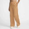 Nike Women's  Sportswear Everything Wovens Mid-rise Open-hem Pants In Flax/black