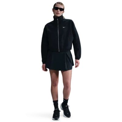 Nike Sportswear Reversible Varsity Quilted Bomber Jacket In Black