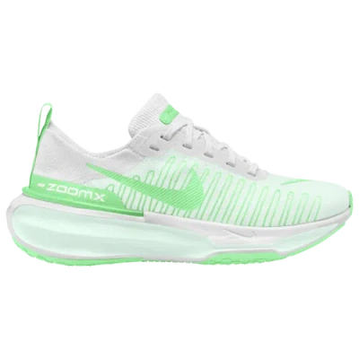 Nike Womens  Zoomx Invincible Run Flyknit 3 In Green/white/silver