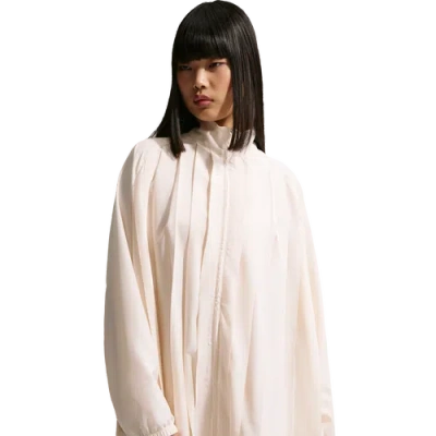 Nike Womens Nsw Ls Pleated Mini Dress In White