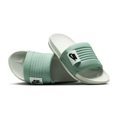 Nike Womens Offcourt Adjust Slide Sandals In Green