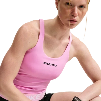 Nike Womens Pro Dri-fit Sculpt Bra Tank In Pink