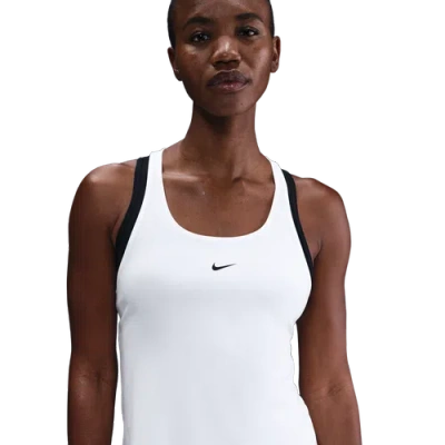 Nike Womens Pro Dri-fit Tank Elastika In White