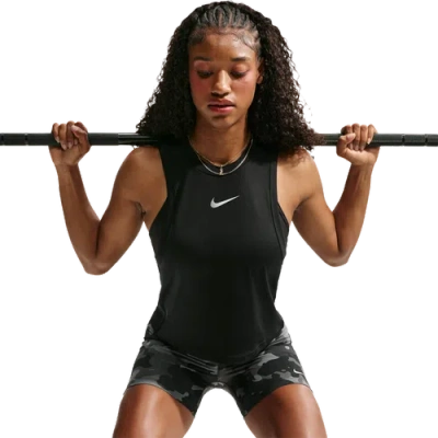 Nike Womens Pro Dri-fit Tank Tt Gradient In Black