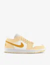 Nike Jordan Women's Air Retro 1 Low Casual Shoes In Sail/pale Vanilla/white/yellow Ochre