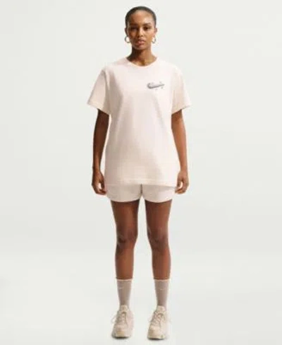 Nike Womens Sportswear Classic Oversized T Shirt In Neutral