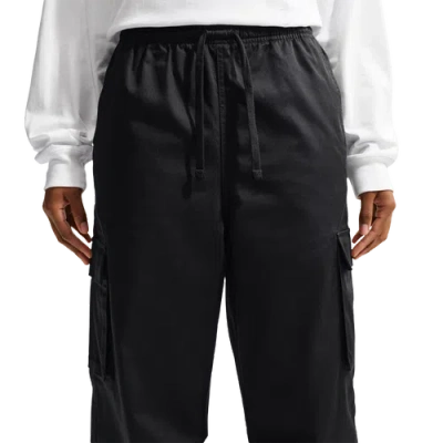 Nike Womens Street Utility Woven Cargo Pant In Black