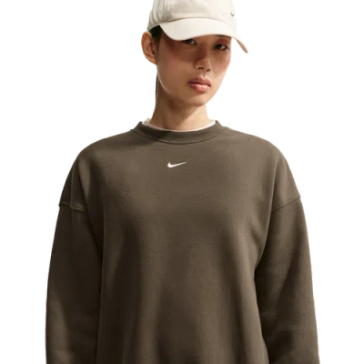 Nike Womens Studio Fleece Oversized Crew