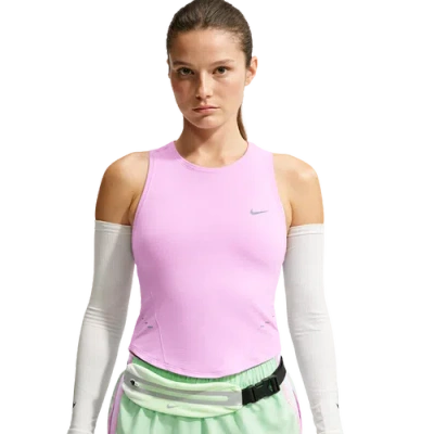 Nike Womens Swift Dri-fit Seamless Tank In Pink