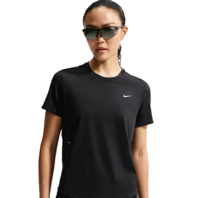 Nike Womens Swift Dri-fit Standard Ss Top In Black