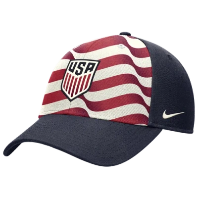 Nike Womens Usa World Cup '26 Stripes Cap In White/red/navy