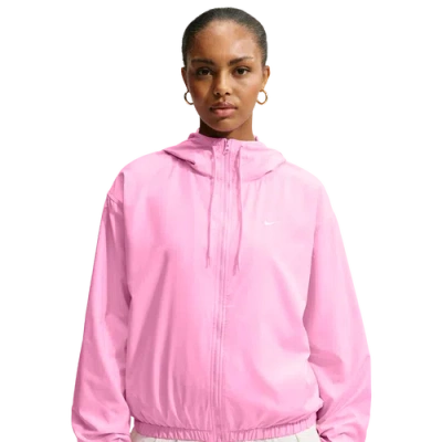 Nike Womens Uv Classic Hooded Jacket In Pink