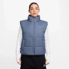 Nike Womens Water Resistant Heavyweight Puffer Vest In Blue