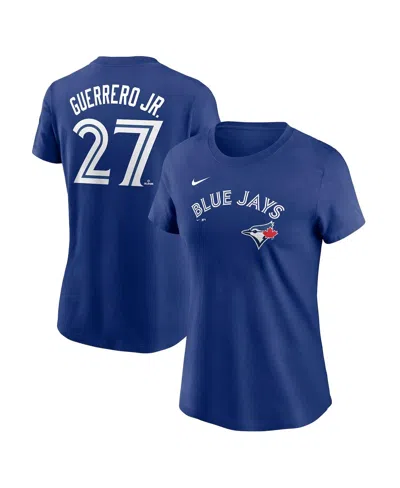 Nike Women'sâ Vladimir Guerrero Jr. Royal Toronto Blue Jays Fuse Name Number T-shirt