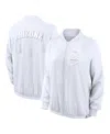 Nike Women's White Arizona Wildcats Raglan Full-zip Bomber Jacket In White