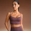 Nike Women'sskims Matte Cami Longline Bra In Purple