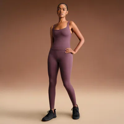 Nike Women'sskims Matte High-waisted 26" Leggings In Blue