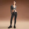 Nike Women'sskims Matte High-waisted Footsie Grip Leggings In Green