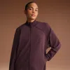Nike Women'sskims Matte Tricot Oversized Full-zip Track Jacket In Red