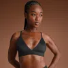 Nike Women'sskims Shine Triangle Bra In Black
