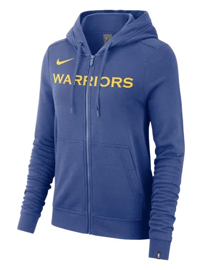 Nike Wonba Golden State Warriors Spotlight Hoodies In Blue
