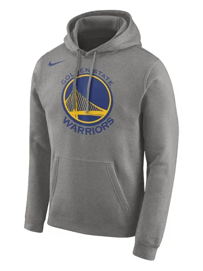 Nike Wonba Gsw Essential Hoodie In Gray