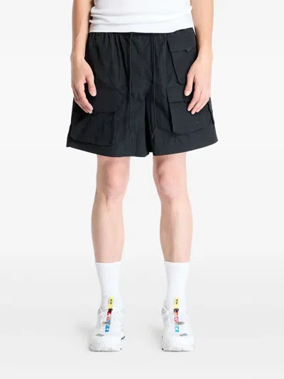 Nike Woven Cargo-pocket Shorts In Black