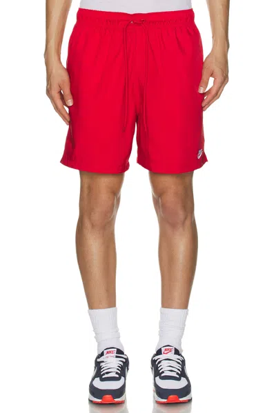Nike Club Woven Flow Shorts In Red