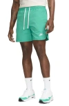 Nike Woven Lined Flow Shorts In Green