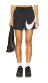 Nike Woven Mid-rise 5 Logo Shorts In Multi