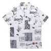 Nike Woven Soccer/football Athleisure Casual Sports Printing Lapel Shirt White