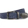 Nike Woven Stretch Belt In Navy