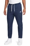 Nike Men's Club Fleece Knit Joggers In Midnight Navy/ White