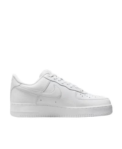 Nike Air Force 1 Low Retro Premium Leather Sneakers In White