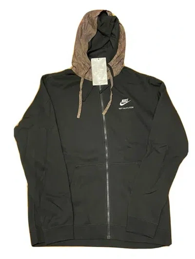 Pre-owned Nike X 1017 Alyx 9sm Matthew M. Williams Hoodie Sweatshirt Black Size Xl