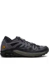 Nike Exploraid Mesh Panels Perforated Rubber Sole In Grey