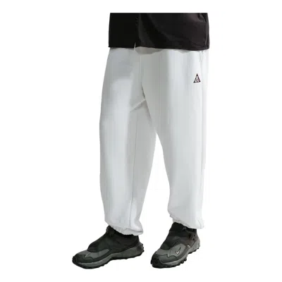 Nike X Acg Tuff Fleece Dri-fit Pants 'summit White Black'