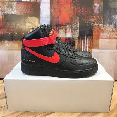 Pre-owned Nike X Alyx 1017 9sm Air Force 1 High Black / University Red Af1 Cq4018 004