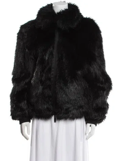 Pre-owned Nike X Ambush Faux Fur Jacket In Black