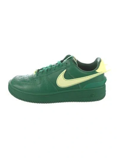 Pre-owned Nike X Ambush Leather Colorblock Pattern Sneakers In Green