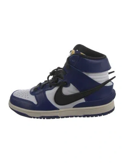 Pre-owned Nike X Ambush Leather Sneakers In Blue