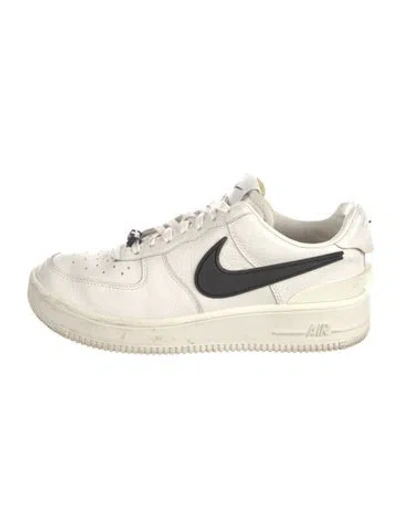 Pre-owned Nike X Ambush Leather Sneakers In White