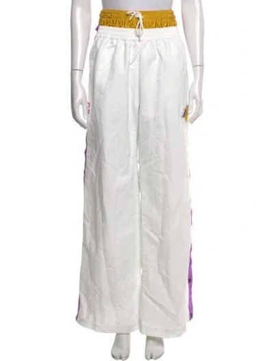 Pre-owned Nike X Ambush Nylon Wide Leg Pants In White