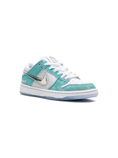 Nike Kids' X April Skateboards Sb Dunk Low Sneakers In Green